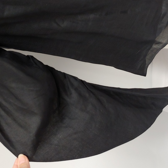 Frame Black Off the Shoulders Shirt Size M - Picture 2 of 11